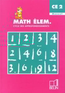 Math elem ce2 manuel