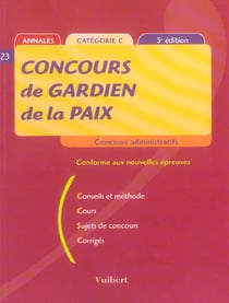 Concours de gardien de la paix (5e edition)