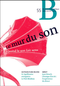 Revue de la Bibliothèque Nationale de France n.55 : le mur du son - quand le son fait sens
