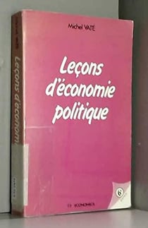 Leçons d'économie politique