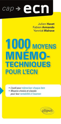 1000 moyens mnemotechniques pour l'ecn