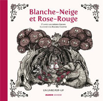 Blanche neige et rose rouge
