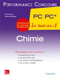 PERFORMANCE CONCOURS : chimie - 2e année PC PC