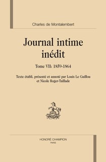 Journal intime inédit t.7 - 1859-1864