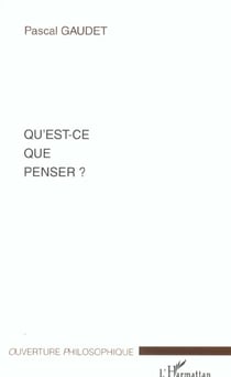 Qu'est-ce que penser