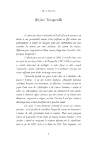 Relire Tocqueville
