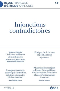 Revue française d'éthique appliquée n.14 : Injonctions contradictoires