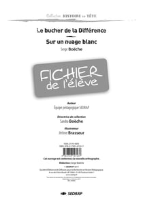 Le bucher de la différence - le fichier pedagogique