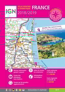 95048 - france, atlas routier et touristique (édition 2018/2019)