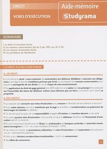 Voies d'exécution