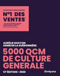 5000 QCM de culture générale (édition 2025/2026)