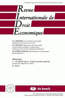 Revue internationale de droit économique n.2006/3