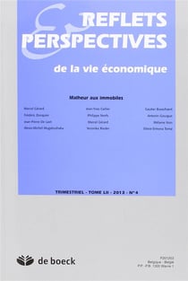 Reflets et perspectives de la vie économique n.2013/4