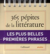 Calendrier gallimard - 365 pépites de la littérature