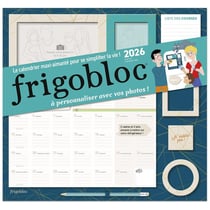 Frigobloc : Mensuel - À personnaliser avec vos photos ! (édition 2026)