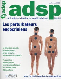 Revue adsp : les perturbateurs endocriniens n°115 : revue actualité et dossier en santé publique