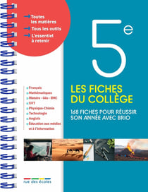Les fiches du collège : 5e