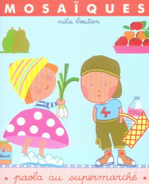 Paola au supermarché - Gommettes