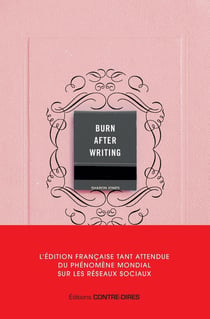 Burn after writing