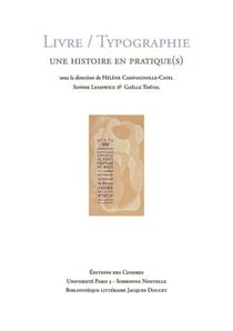 Livre/typographie : une histoire en pratiques