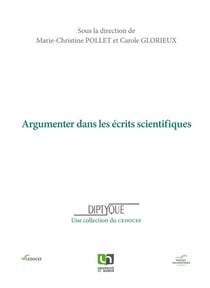 Argumenter dans les ecrits scientifiques