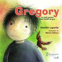 Gregory - le petit garçon tout habillé de gris