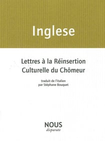 Lettres à la réinsertion culturelle du chômeur - mes cahiers de poèmes