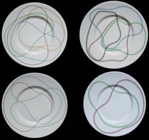 Pierre charpin - l'expérience de la céramique + boîte de 4 assiettes décor (200 ex.)
