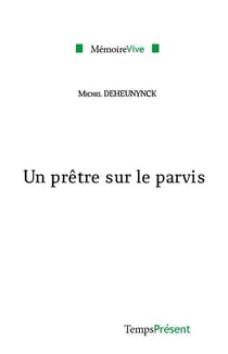 Une prêtre sur le parvis
