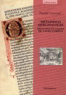 Metaphilo(biblio)logie principes et usages du livre-corpus