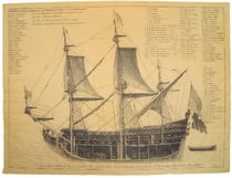 Navire soleil royal plan