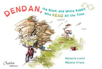 Dendan, the Black and White Rabbit Who READ All the Time
