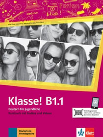 Klasse! : allemand - livre de l'élève + audios + vidéos - B1.1