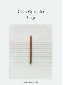 Claus goedicke: dinge /anglais/allemand
