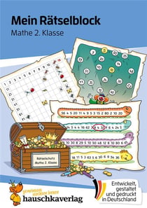 Mein Rätselblock Mathe 2. Klasse : A5-Übungsblock