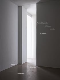 Ne voulais prendre, ni forme, ni chair, ni matière