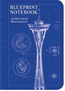 Blueprint notebook architectural masterpieces