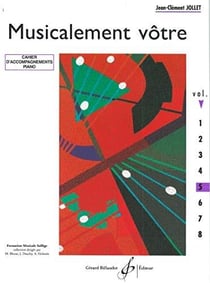 Musicalement vôtre Tome 5 : cahier d'accompagnements piano - livre du professeur