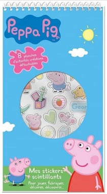 Peppa pig - mes stickers scintillants