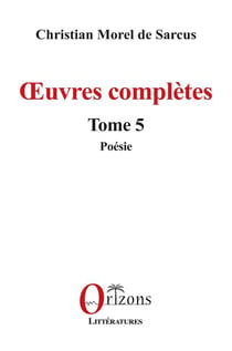 Oeuvres complètes Tome 5 : Poésies