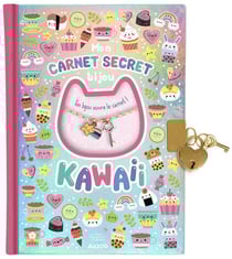 Cherche et trouve géant : Mon carnet secret bijou kawaii