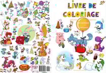 LIVRE DE COLORIAGE : Les animaux s'amusent, livre de coloriage 4 - 8 ans