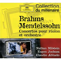 Brahms : concerto pour violon - mendelssohn : concerto pour violon