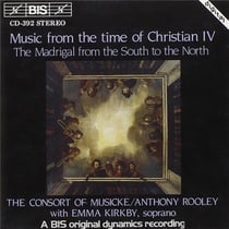 Music from the time of christian: the madrigal from the south to the north