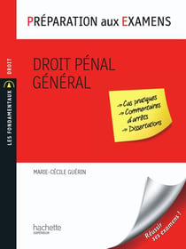 Droit pénal général - préparation aux examens