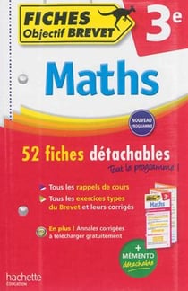 Objectif brevet - maths - fiches détachables