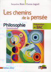 Les chemins de la pensée - philosophie - terminales