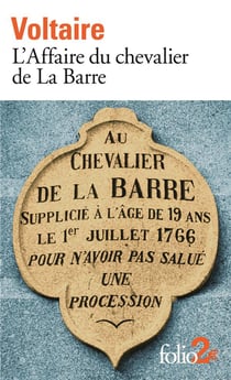 L'affaire du Chevalier de La Barre