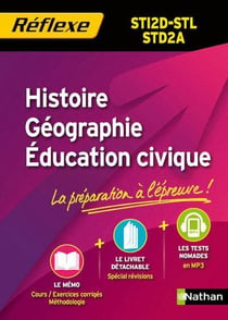 Mémos réflexes Tome 23 : histoire-géographie, éducation civique - STI2D-STL-STD2A