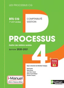 Processus 4 - BTS CG 1ère et 2ème années (Les processus CG) Livre + licence élève - 2020